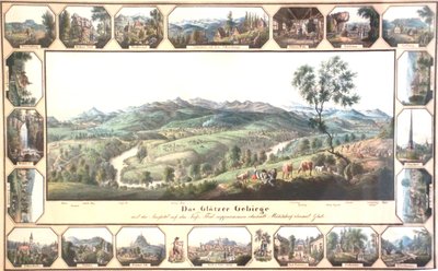 Las montañas de Glatz con 20 pequeñas vistas de Carl Mattis